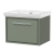 Hudson Reed Lille Wall Hung 1-Drawer Vanity Unit with 0TH Classique Basin 600mm Wide - Fern Green | Thumbnail Image