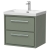 Hudson Reed Lille 600mm 2-Drawer Wall Hung Vanity Unit with Ceramic Basin