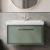 Hudson Reed Lille 800mm 1-Drawer Wall Hung Vanity Unit with Fireclay Basin | Thumbnail Image