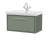 Hudson Reed Lille 800mm 1-Drawer Wall Hung Vanity Unit with Fireclay Basin
