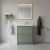 Hudson Reed Lille Floor Standing 2-Drawer Vanity Unit with 1TH Minimalist Basin 600mm Wide - Fern Green | Thumbnail Image