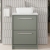 Hudson Reed Lille 600mm 2-Drawer Floor Standing Vanity Unit with Countertop | Thumbnail Image