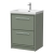 Hudson Reed Lille Floor Standing 2-Drawer Vanity Unit with 1TH Thin-Edge Basin 600mm Wide - Fern Green | Thumbnail Image