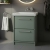 Hudson Reed Lille Floor Standing 2-Drawer Vanity Unit with 0TH Classique Basin 600mm Wide - Fern Green | Thumbnail Image
