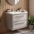 Hudson Reed Lille 600mm 2-Drawer Wall Hung Vanity Unit with Ceramic Basin | Thumbnail Image