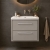 Hudson Reed Lille Wall Hung 2-Drawer Vanity Unit with 0TH Contemporary Basin 600mm Wide - Pebble Grey | Thumbnail Image