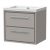 Hudson Reed Lille Wall Hung 2-Drawer Vanity Unit with 0TH Contemporary Basin 600mm Wide - Pebble Grey | Thumbnail Image