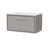 Hudson Reed Lille Wall Hung 1-Drawer Vanity Unit with Carrara Marble Worktop 800mm Wide - Pebble Grey | Thumbnail Image