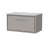 Hudson Reed Lille Wall Hung 1-Drawer Vanity Unit with Grey Marble Worktop 800mm Wide - Pebble Grey | Thumbnail Image