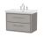 Hudson Reed Lille Wall Hung 2-Drawer Vanity Unit with 3TH Classique Basin 800mm Wide - Pebble Grey | Thumbnail Image