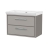 Hudson Reed Lille Wall Hung 2-Drawer Vanity Unit with 0TH Classique Basin 800mm Wide - Pebble Grey | Thumbnail Image