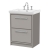 Hudson Reed Lille 600mm 2-Drawer Floor Standing Vanity Unit with Fireclay Basin