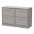 Hudson Reed Lille 1200mm 4-Drawer Floor Standing Vanity Unit with Countertop | Thumbnail Image