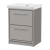 Hudson Reed Lille Floor Standing 2-Drawer Vanity Unit with 0TH Classique Basin 600mm Wide - Pebble Grey | Thumbnail Image