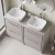 Hudson Reed Lille Floor Standing 4-Drawer Vanity Unit with Worktop 1200mm Wide - Pebble Grey | Thumbnail Image