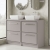 Hudson Reed Lille Floor Standing 4-Drawer Vanity Unit with Worktop 1200mm Wide - Pebble Grey | Thumbnail Image