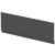 Hudson Reed MFC Straight Bath Front Panel and Plinth 560mm H x 1800mm W - Graphite Grey