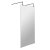 Hudson Reed Wet Room Screen with Support Arms and Feet 1000mm Wide - 8mm Glass