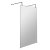 Hudson Reed Wet Room Screen with Support Arms and Feet 1200mm Wide - 8mm Glass