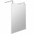 Hudson Reed Wet Room Screen with Support Arms and Feet 1400mm Wide - 8mm Glass