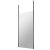 Hudson Reed Wet Room Screen with Ceiling Post 1000mm Wide - 8mm Glass