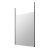 Hudson Reed Wet Room Screen with Ceiling Post 1400mm Wide - 8mm Glass
