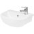Hudson Reed Oculus Semi Recessed Basin 400mm Wide - 1 Tap Hole