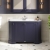 Hudson Reed Old London Angled Floor Standing Vanity Unit with 1TH White Marble Top Basin 1200mm Wide - Twilight Blue | Thumbnail Image