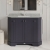 Hudson Reed Old London Angled Floor Standing Vanity Unit with 1TH Grey Marble Top Basin 1000mm Wide - Twilight Blue