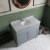 Hudson Reed Old London Floor Standing Vanity Unit with 1TH Grey Marble Top Basin 1000mm Wide - Storm Grey