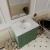Hudson Reed Old London Floor Standing Vanity Unit with 1TH White Marble Top Basin 800mm Wide - Hunter Green