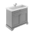 Hudson Reed Old London Floor Standing Vanity Unit with 1TH Classique Basin 1000mm Wide - Storm Grey | Thumbnail Image