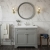 Hudson Reed Old London Floor Standing Vanity Unit with 1TH Classique Basin 1000mm Wide - Storm Grey | Thumbnail Image
