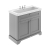 Hudson Reed Old London Floor Standing Vanity Unit with 3TH Classique Basin 1000mm Wide - Storm Grey | Thumbnail Image