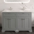 Hudson Reed Old London Twin Marble Top 1200mm Floor Standing Vanity Unit