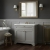 Hudson Reed Old London Floor Standing Vanity Unit with 3TH Contemporary Basin 1000mm Wide - Storm Grey | Thumbnail Image