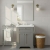 Hudson Reed Old London Floor Standing Vanity Unit with 3TH Contemporary Basin 600mm Wide - Storm Grey | Thumbnail Image