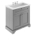 Hudson Reed Old London Floor Standing Vanity Unit with 3TH Contemporary Basin 800mm Wide - Storm Grey | Thumbnail Image
