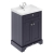 Hudson Reed Old London Floor Standing Vanity Unit with 1TH Basin 600mm Wide - Twilight Blue