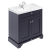 Hudson Reed Old London Floor Standing Vanity Unit with 1TH Basin 800mm Wide - Twilight Blue