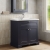 Hudson Reed Old London Floor Standing Vanity Unit with 1TH Basin 800mm Wide - Twilight Blue | Thumbnail Image