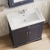 Hudson Reed Old London Floor Standing Vanity Unit with 1TH Basin 800mm Wide - Twilight Blue | Thumbnail Image