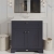 Hudson Reed Old London Floor Standing Vanity Unit with 1TH Grey Marble Top Basin 800mm Wide - Twilight Blue