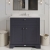 Hudson Reed Old London Floor Standing Vanity Unit with 3TH Grey Marble Top Basin 800mm Wide - Twilight Blue