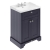 Hudson Reed Old London Floor Standing Vanity Unit with 3TH Basin 600mm Wide - Twilight Blue