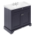 Hudson Reed Old London Floor Standing Vanity Unit with 3TH Basin 1000mm Wide - Twilight Blue