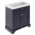 Hudson Reed Old London Floor Standing Vanity Unit with 0TH Classic Basin 800mm Wide - Twilight Blue