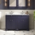Hudson Reed Old London Floor Standing Vanity Unit with 1TH Grey Marble Top Basin 1200mm Wide - Twilight Blue | Thumbnail Image