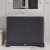 Hudson Reed Old London Floor Standing Vanity Unit with 1TH Grey Marble Top Basin 1000mm Wide - Twilight Blue