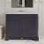 Hudson Reed Old London Floor Standing Vanity Unit with 3TH Grey Marble Top Basin 1000mm Wide - Twilight Blue